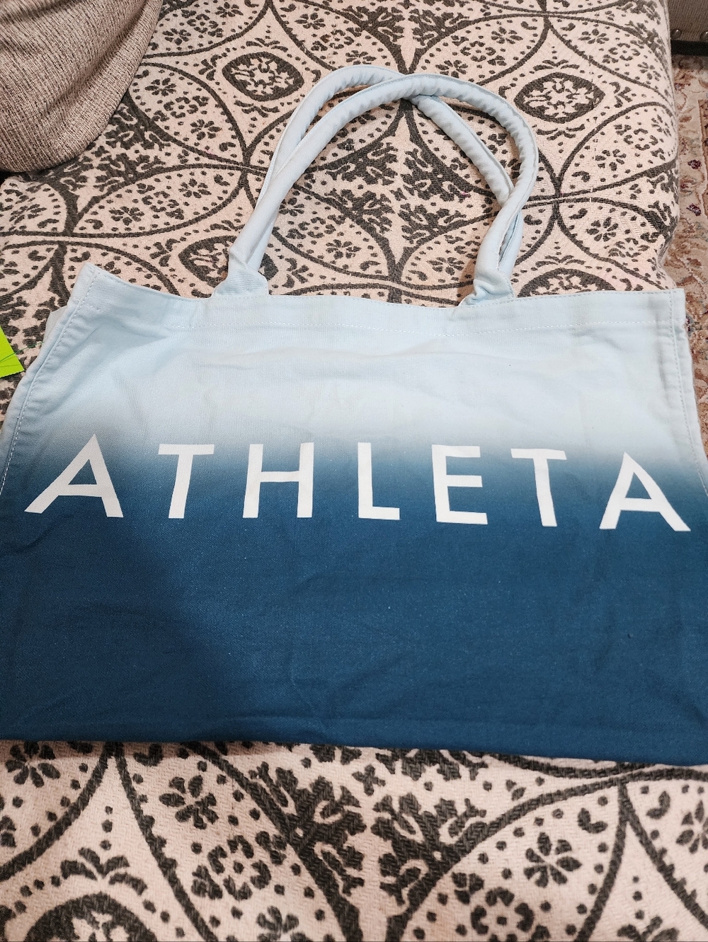 Athleta Light Blue Canvas Tote Bag - Women